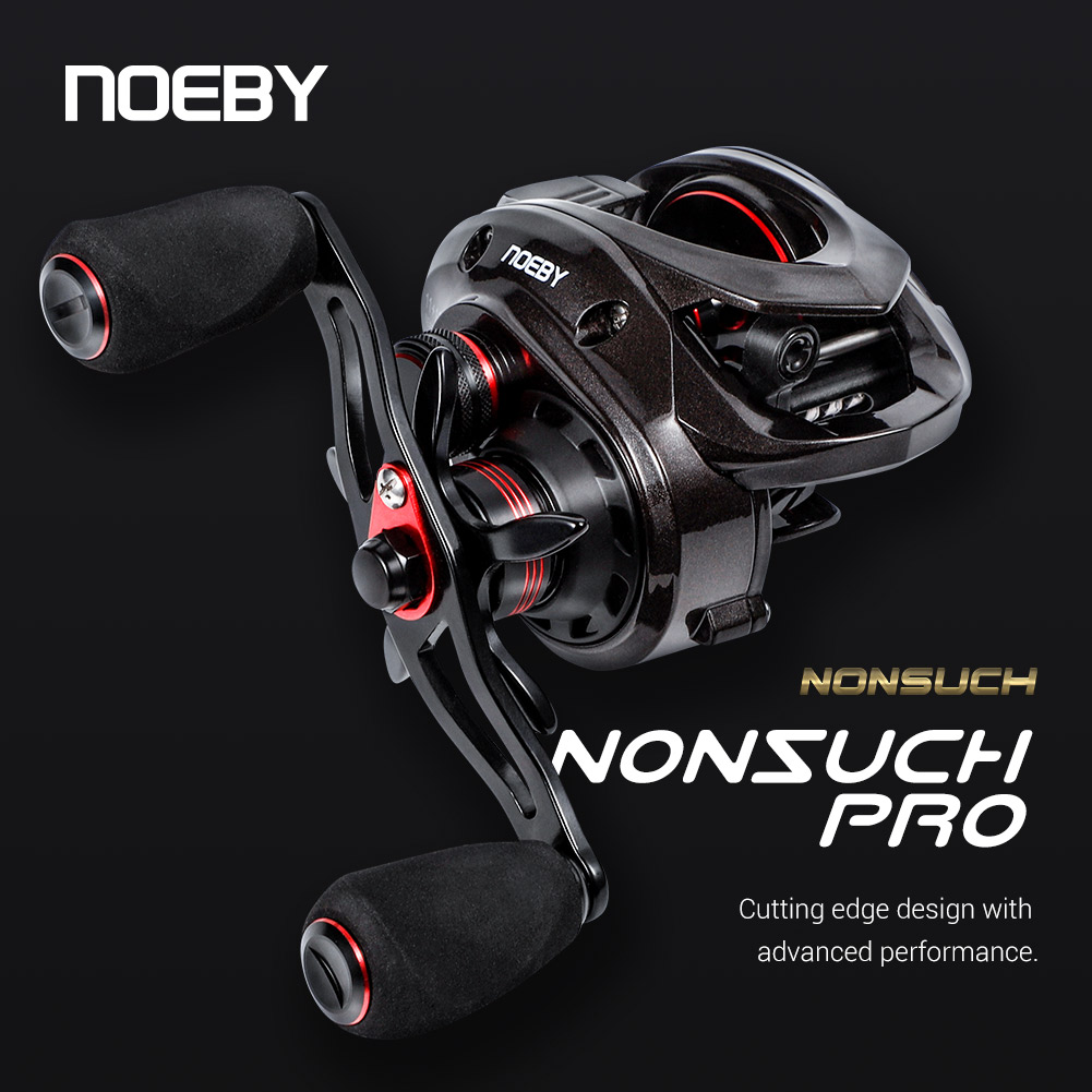 Spincast Reel - Noeby-Baitcasting makara, 8kg maksimum sürükle, 7.3:1