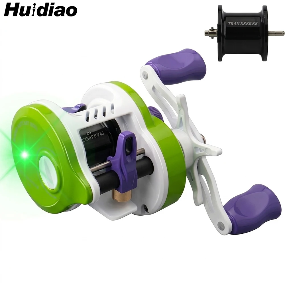 Spincast Reel - Huidiao TRAILSEEKER DC Yuvarlak Baitcasting Makarası